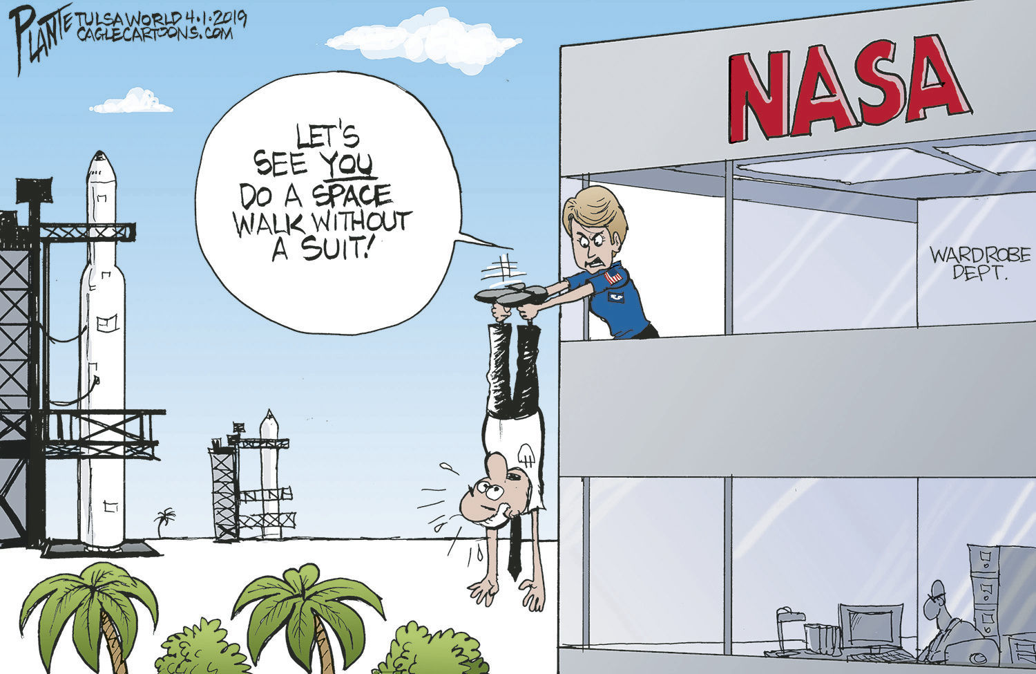 Bruce Plante Cartoons: NASA forgets something